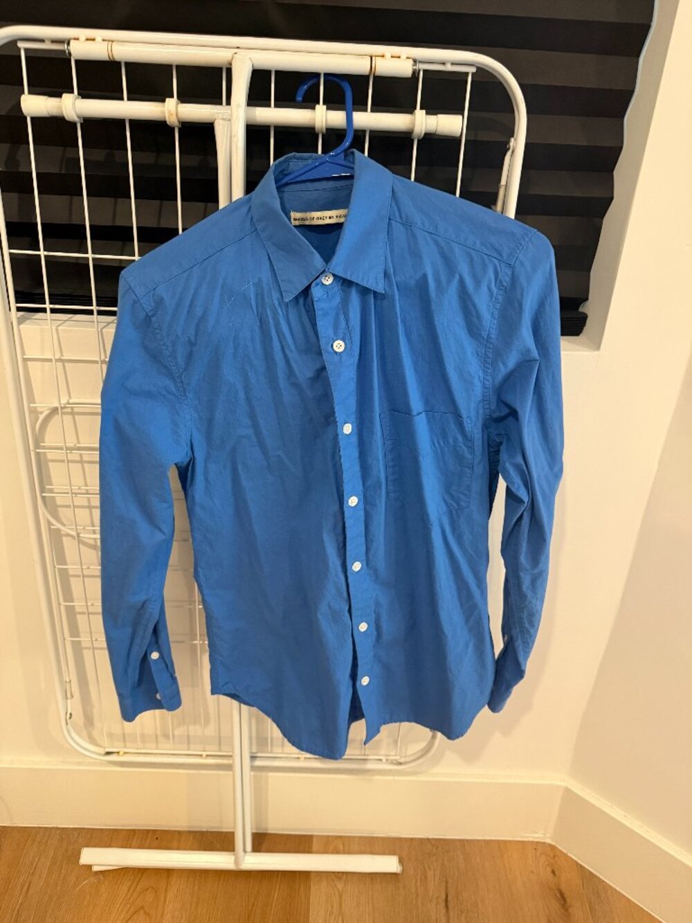 Shades of Grey by Micah Cohen Blue Button Down XS